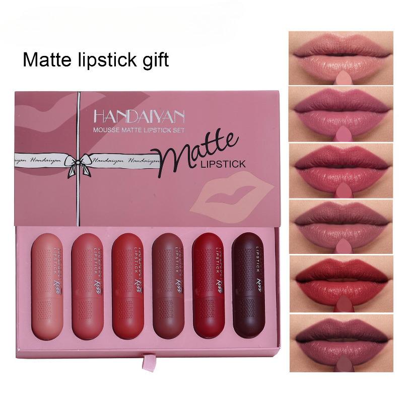 Lipstick Genuine Set Recorder Shaped Lipstick Women's Lasting Moisturizing Moisturizing Lip Gloss