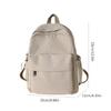 Stylish and Practical School Bag Women's Nylon Backpack for Students and Travel
