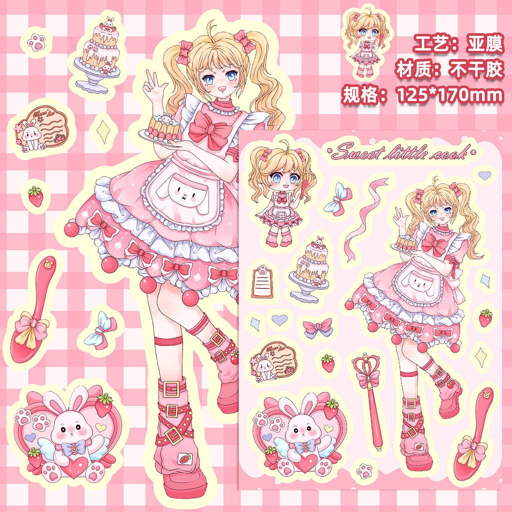 10 Photos/package Sailor Moon Sticker Loli Girls’ Girls’ DIY Handbook