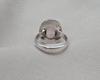 Rose Quartz Ring: 925 Sterling Silver Ring Faceted Oval Gemstone, Boho Jewelry