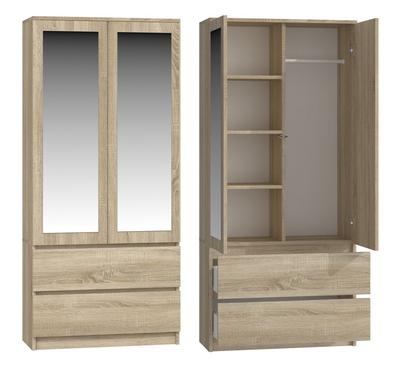 Malwa SS-90L Wardrobe SONOMA OAK