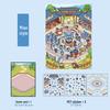 Micro Ink 3D Cartoon Decompression Stickers for DIY Miniature Scene Journals