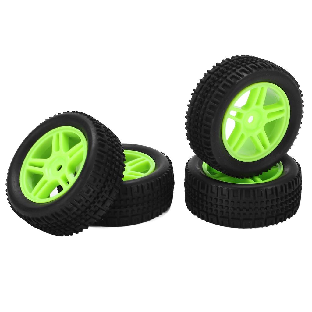 4PCS 75mm RC Car Tire U Type Rubber RC Vehicle Wheel Remote Control Car Tire for   144001 1Celsius14 RC Car