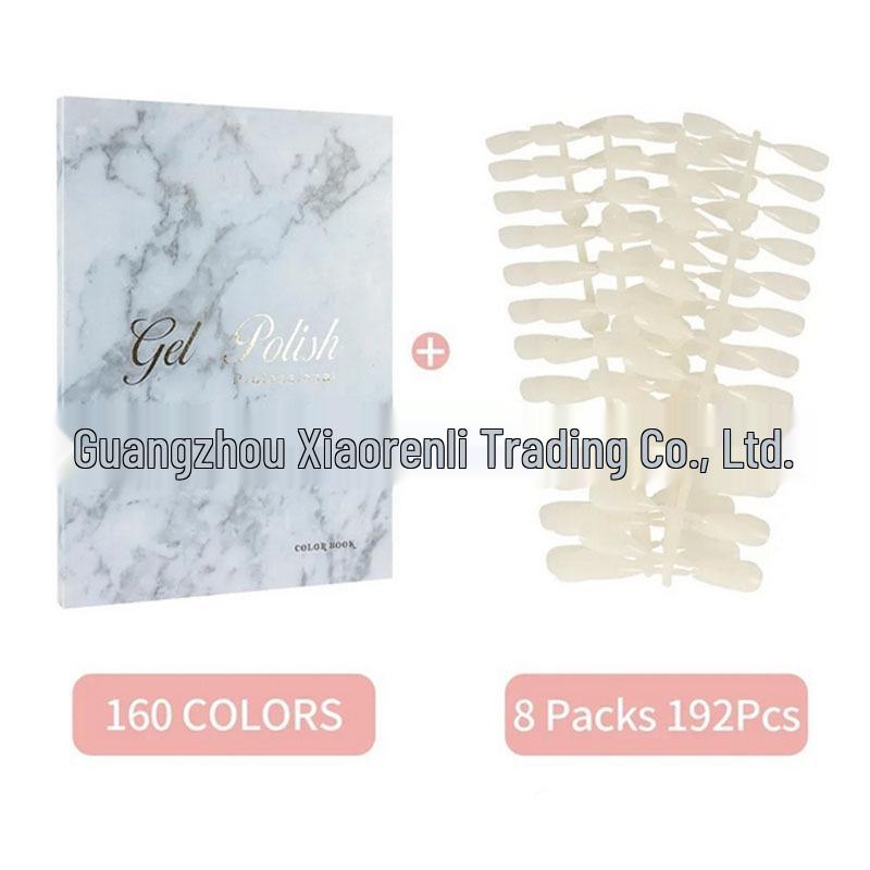 Tırnak Sanatı Renk Gösterim Albümü: Oje ve Jel için 160 Renkli Örnek Kitabı