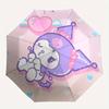 1pc Kuromi Automatic Cute Umbrella 8-Bone Design Compact Gear for Outdoor Travel, Perfect Gift for Friends or Family yy280828134