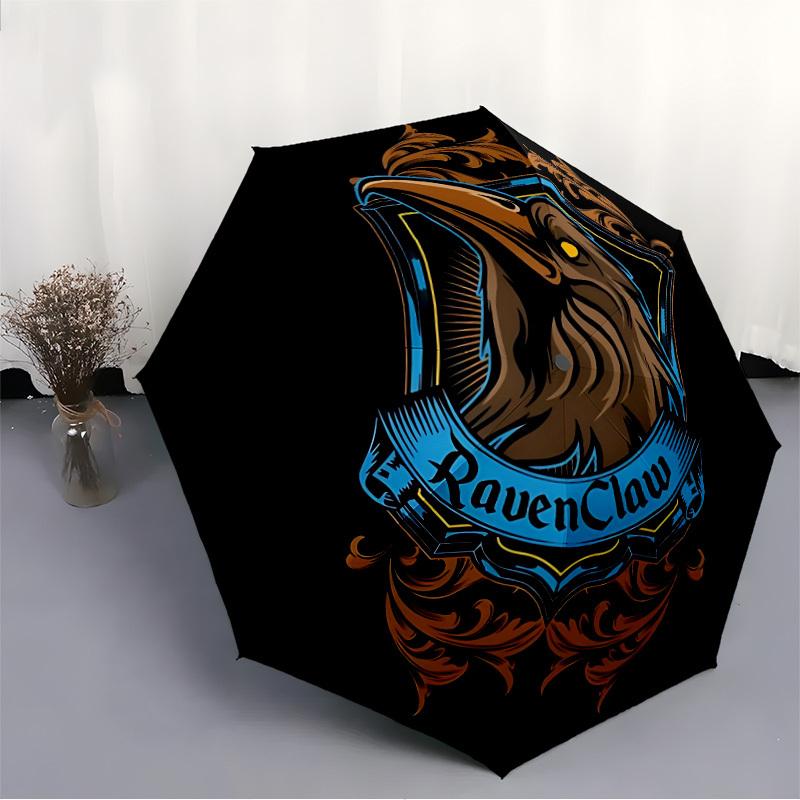 1pc RavenClaw Crest Automatic Open/Close Umbrella, Christmas Gift for Men Women, Daily Travel Outdoor Use yy251101222