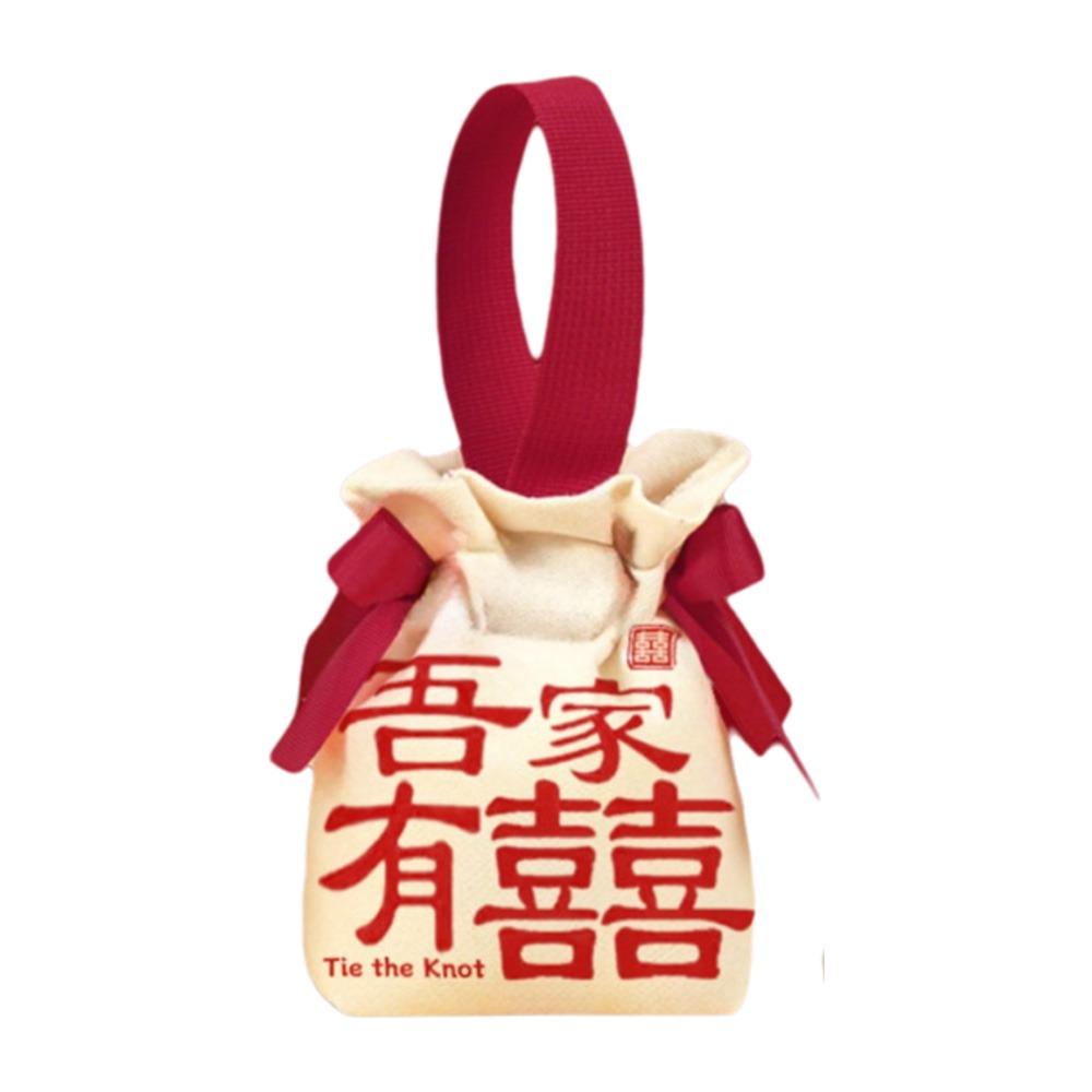 Trekkoord Nieuwjaar Cadeauzak Canvas Chinese Stijl Handtas Sieraden Bruiloft Snoepzak Verjaardag