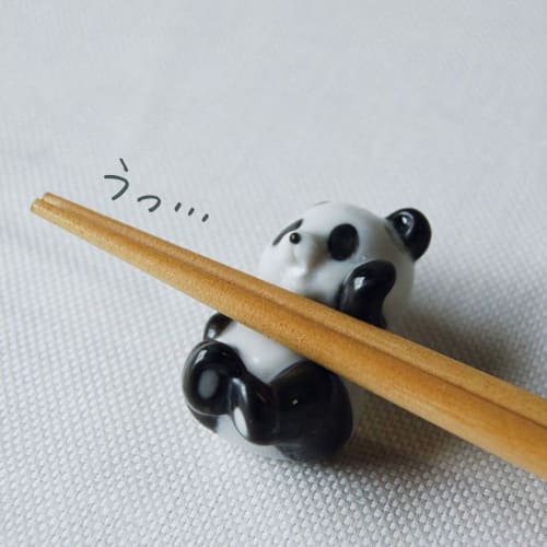 Sun Art Cute Tableware "Panda Everyday" Panda (Set of 3) Chopstick Rests SAN2021