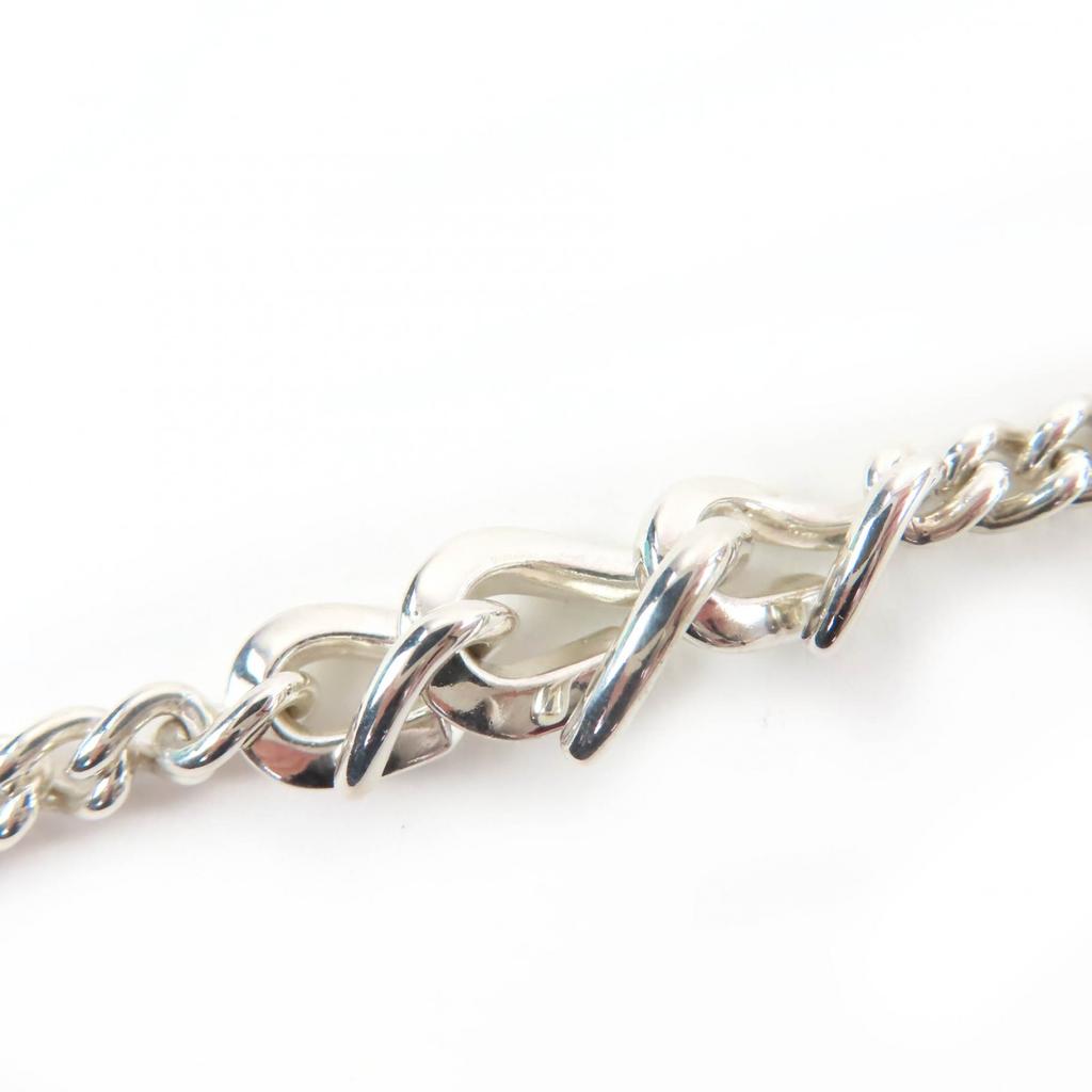 Excellent TIFFANY&Co. Forge Link Bracelet Current product Silver AG925 19 Used