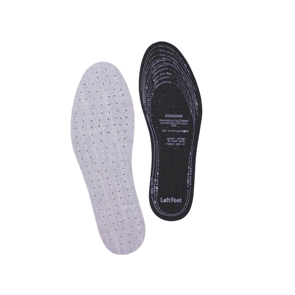 Extra Fresh Shoe Insoles Charcoal Layer 1 Pair Shoe Boots Unisex