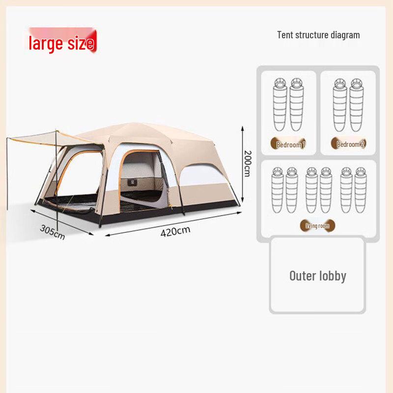 Dow Jones Outdoor Camping Tent
