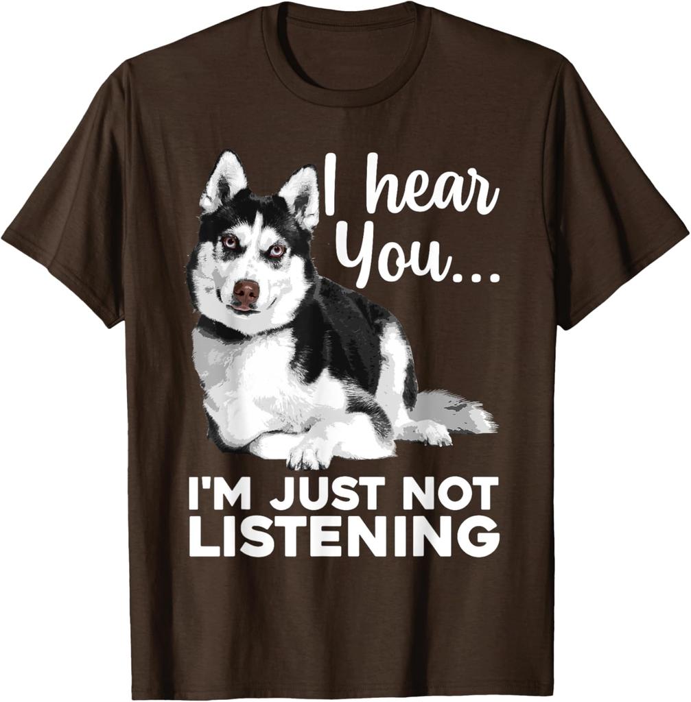 Funny Husky Dog Art for Men Women Kids Siberian Husky Lover TShirt Husky Lover Graphic Tee