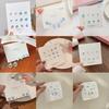 Colorful Ceramic Ears Stud Earrings Set Heart Flower for Women Korean Style Girls Cute Elegant Party Jewelry 2024 New