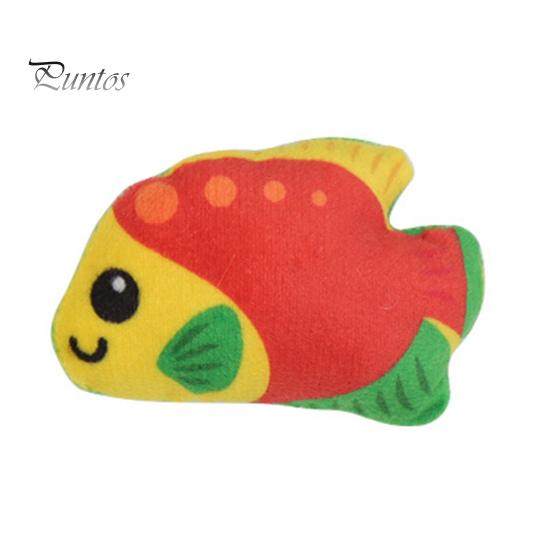 Plyšová hračka ve tvaru ryby pro kočky, měkká plněná hračka pro kousání, interaktivní žvýkací hračka pro domácí mazlíčky, snižující úzkost, čištění zubů, uklidňující emoce, hračka pro kočky