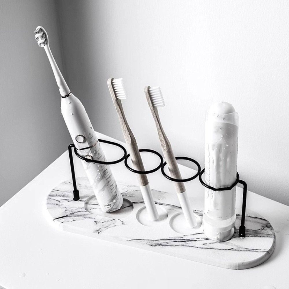 Fast Drying Countertop Rack Long Lasting Makeup Brush Organizer Toothbrush Holder  Travel