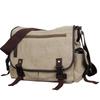 Messenger Bag for Men Retro Canvas Satchel Casual Briefcases Laptop Bag Fit 13Inch,Water Resistant Crossbody College Satchel Bag