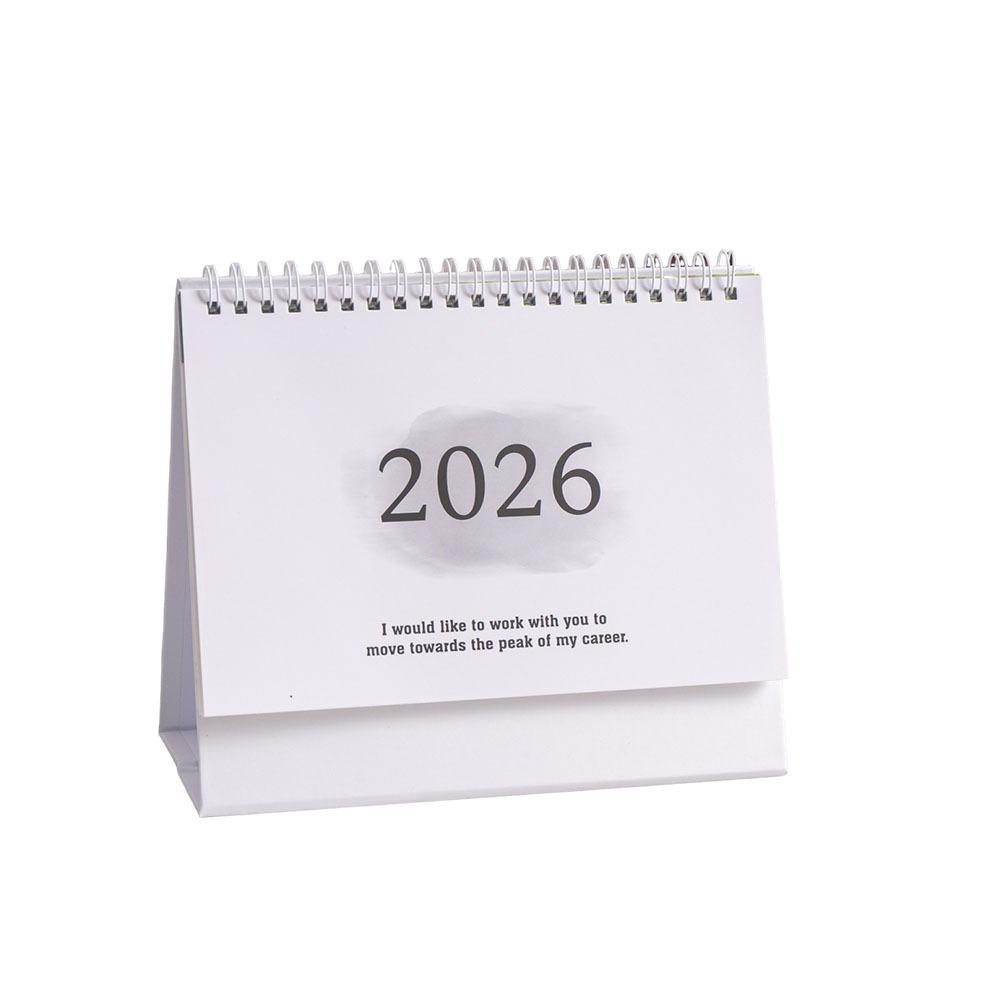Gradient Color 2026 Desk Calendar Small Fresh Thickened Paper New Year Calendar To Do List Time Management
