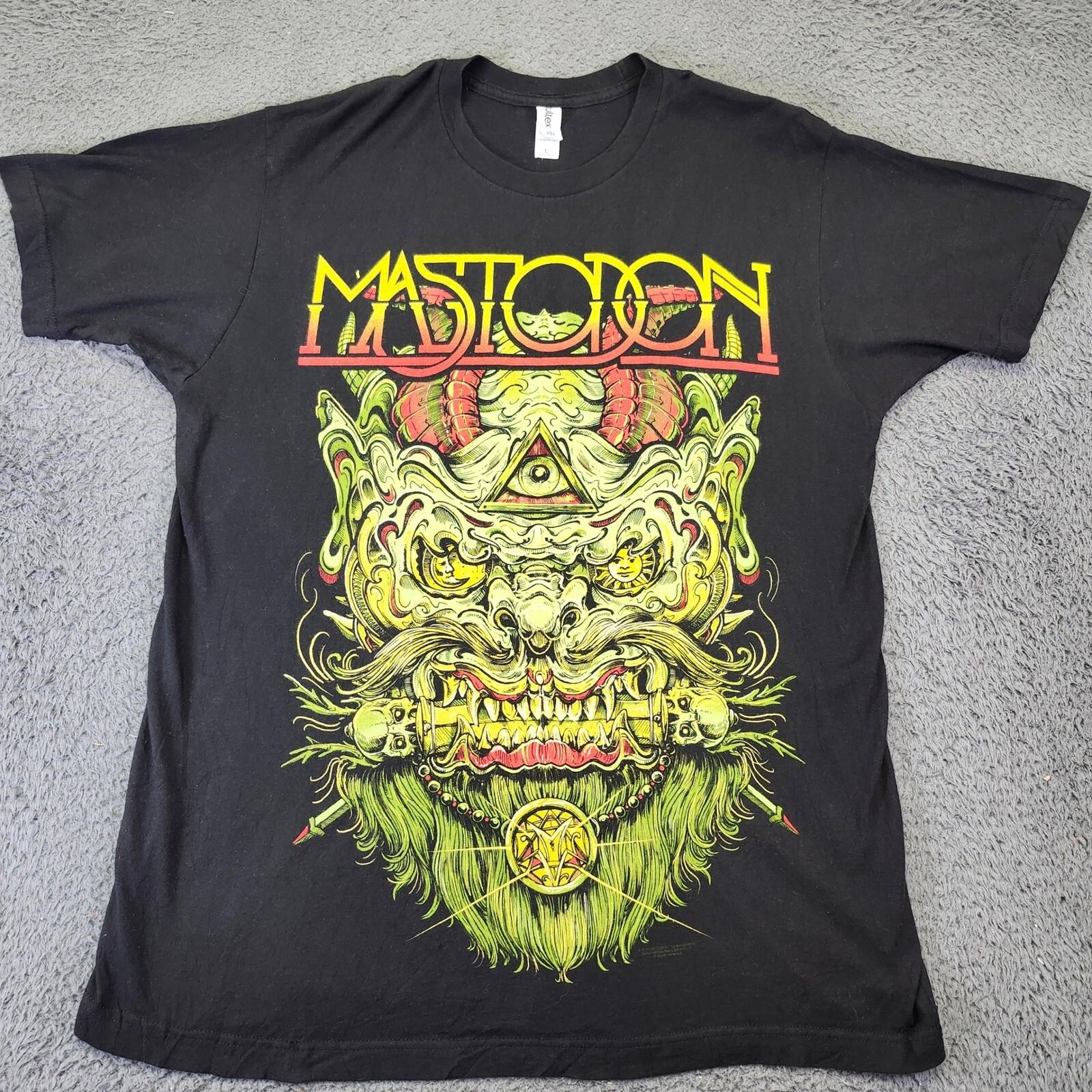Mastodon 2014 Tour Monster Goblin Size Large Black Tultex Unisex T-Shirt XXXL