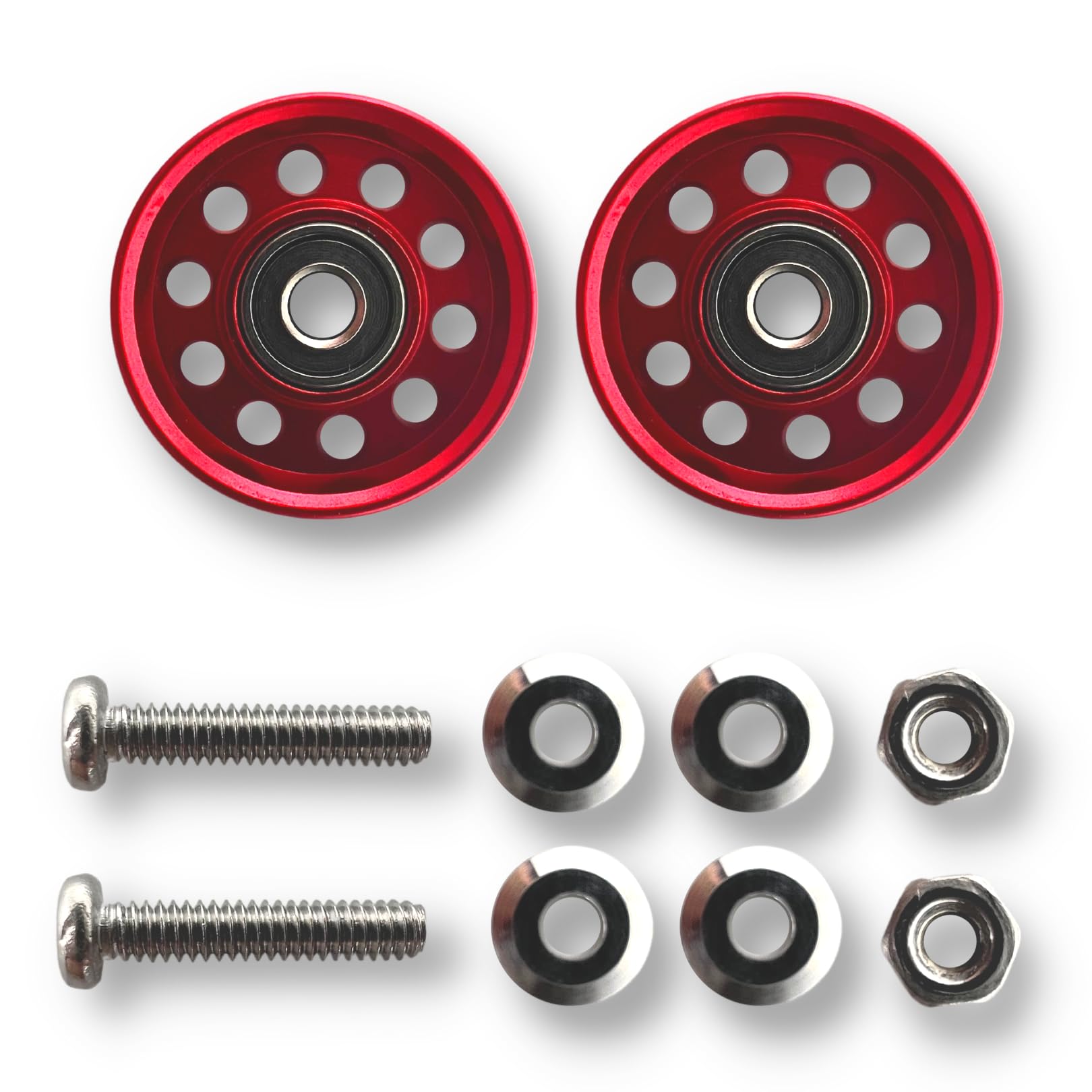 

TAGATORON 13mm lightweight aluminum roller set (3. Red)