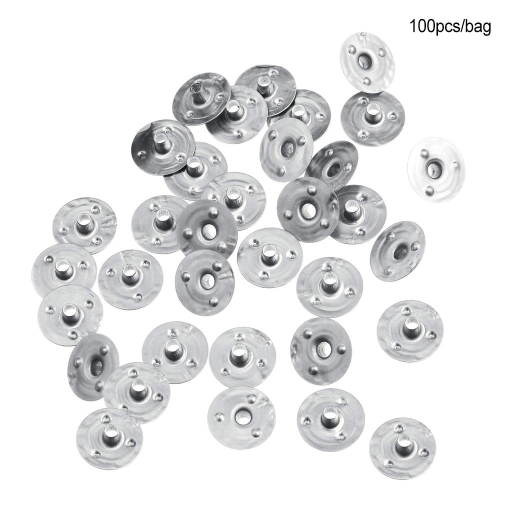 1 Bag Candle Base Rustproof Wick Clips Wick Clips Streamlined Design Smooth Brace Strong Flexibility for DIY Handicrafts