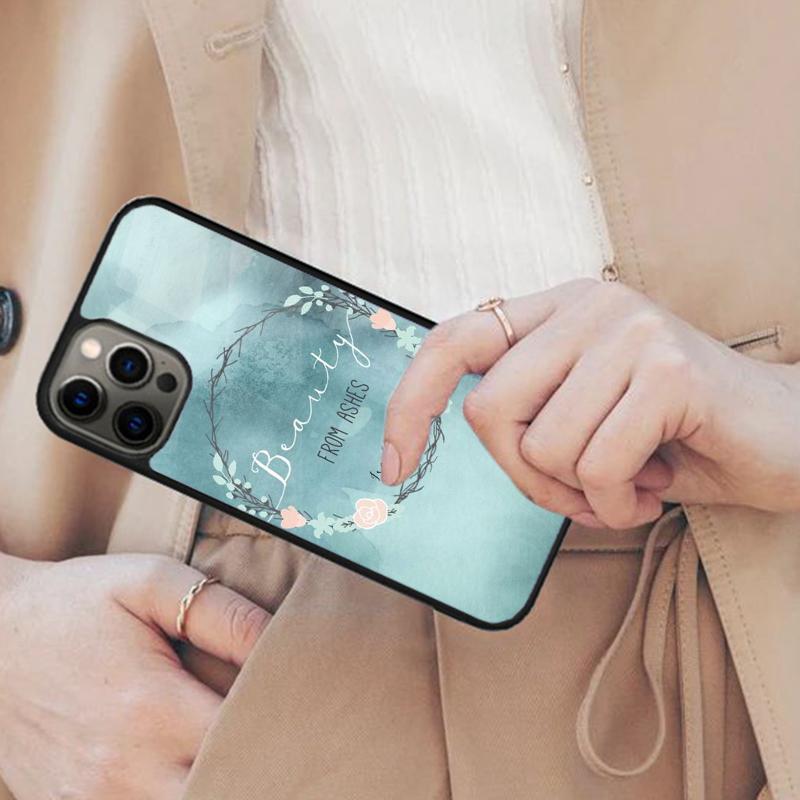 Christlicher Bibelvers Jesus Kreuz Religion Magnetische Handyhülle Für iPhone 17 Air 16 14 13 12 Pro Max 15 Plus MagSafe Hülle