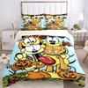 3pcs Garfield Duvet Cover Set, 1 Duvet Cover + 2 Pillowcases (No Insert), High-Definition Print, Home & Dorm Set yy251208020
