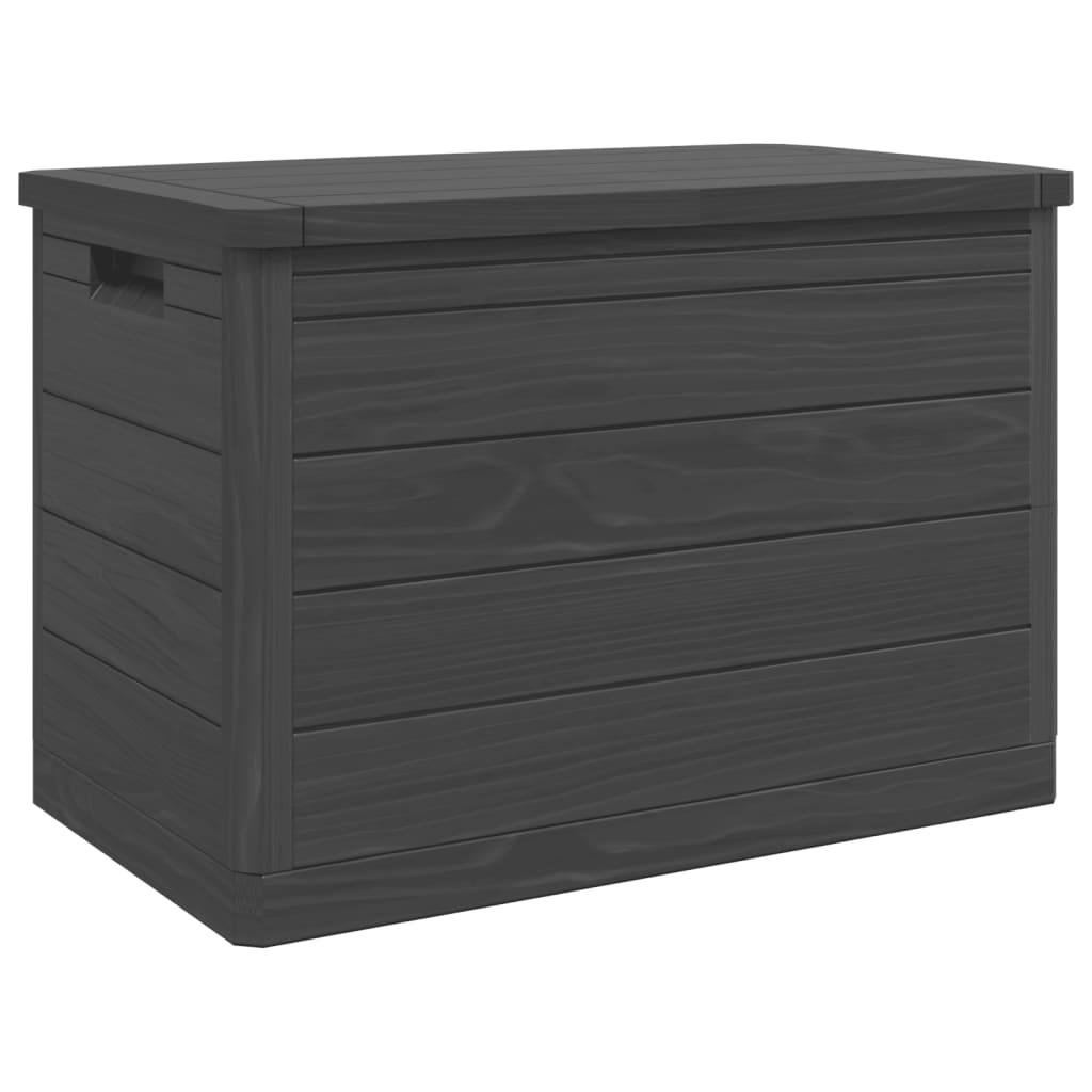 Vidaxl Garden Cushion Box, Anthracite, 77.5X44.5X53 Cm, Pp