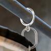 10Pcs Eyelet Curtain Rings Thick Metal Heavy-Duty Drapery Rings for Roman Shades Sliding Window Treatments Bathroom Shower