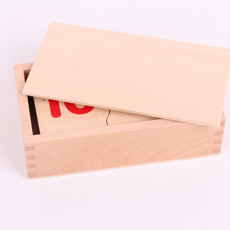 Children's Montessori Teaching Aids Preschool Digital Cognitive Toys Mathematics Teaching Aids Digital Wooden Educational Puzzle