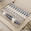 1set perfect gift high-end hand knitting tool set, aluminum detachable crochet hook with 11 replaceable crochet heads with bag
