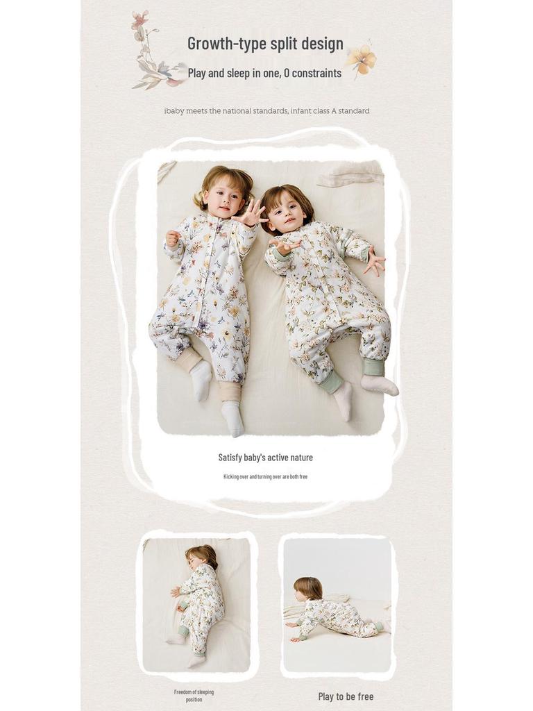 iBaby Wool Baby Sleeping Bag - Autumn/Winter Anti-Kick Quilt