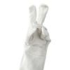 OEM ZHEDA Textured Durable 14 Inch Head Layer Gloves (fireproof Thread) Welding Gloves Comfort Heat Resistance White Work