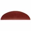 Self Adhesive Stair Treads 15 pcs 56 x 17 x 3 cm Burgundy Red Semi Circular