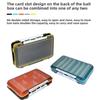 Assembled Design Fishing Tackle Box Durable Material Adjustable Compartments Fishing Hook Box Portable Size Fake Bait Box