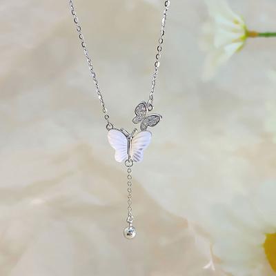 Butterfly Tassel Necklace Is Fresh and Beautiful, Ultra Light Luxury and High-end