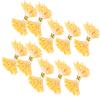 900Pcs Artificial Stamen Gypsum Orange Color Double End Simulation Bouquet Make Accessories(3mm(13#) )