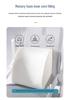 Black Memory Foam Lumbar Support Pillow for Office and Car