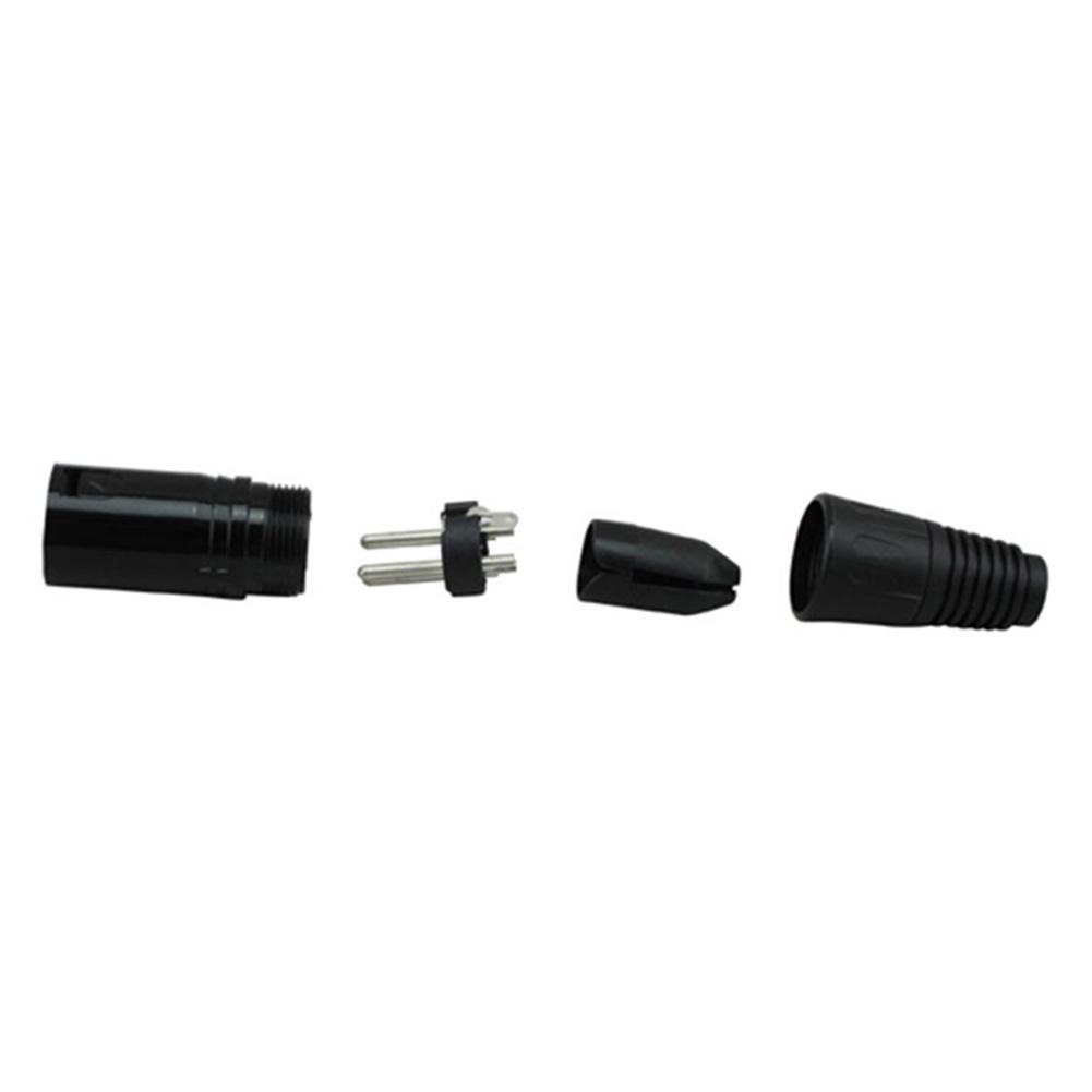 P586 3 Pin XLR Male Plug Head Removal-free Screw
