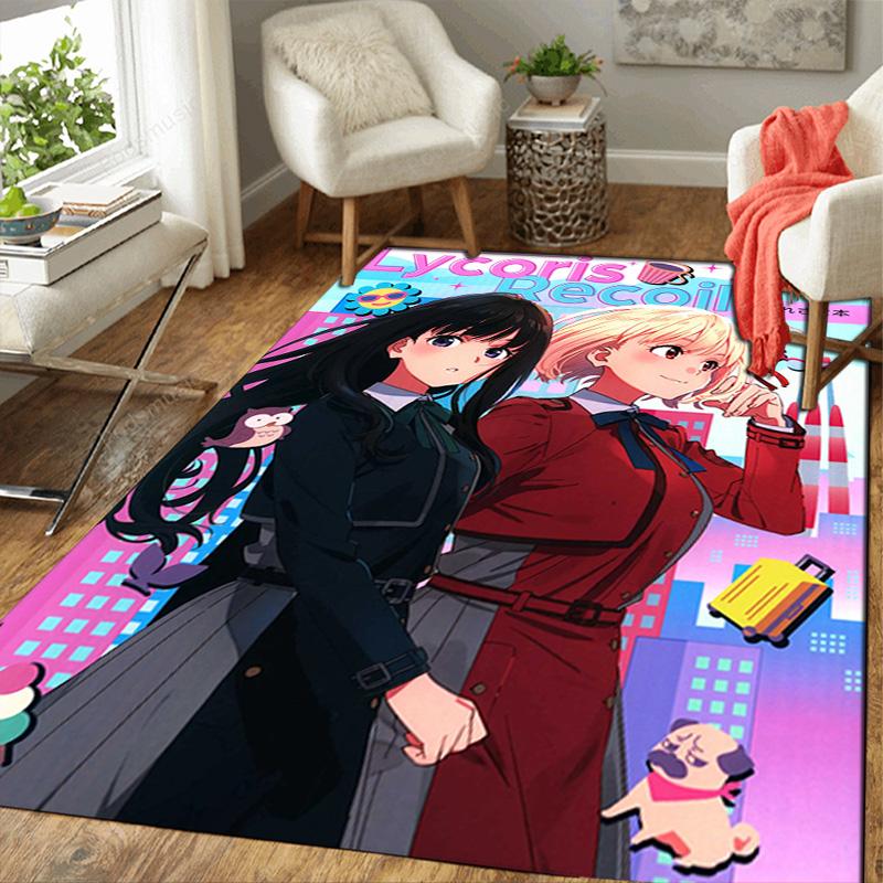 Lycoris Recoil Rug Floor Mat for Living Room or Bedroom Soft and Comfortable Carpet a Gift for Birthday and Holiday.FFFDT1012104