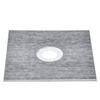 VEVOR Shower Curb Kit, 914x914mm Shower Pan Kit with 160mm Central Drain, Lightweight EPS Shower Installation Kits with 2 Waterproof Cloths