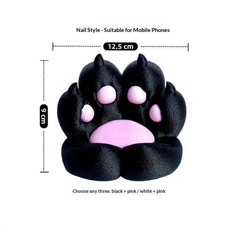 Cute Cat Paw Phone Stand Holder Desk Decor Creative Cute Pet Paw Phone Rack For Office