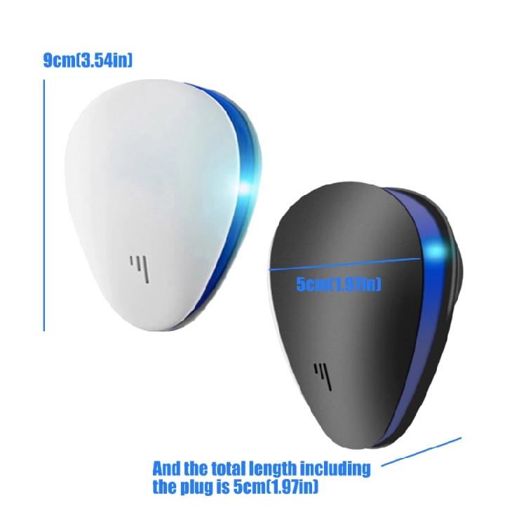Ultrasonics Mosquitos Repeller Waterdrops Shape Safe Effective Mouses Control Device for Indoor and Outdoor Use