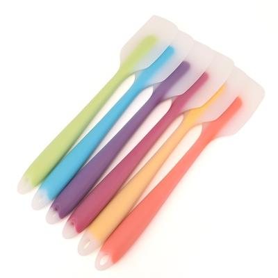 Semi Transparent Cream Scraper Small Cake Spatula High Quality Silicone Spoon Scraper  Home