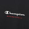 Champion Short Sleeve for Short Crew Quick Highly Antibacterial and Odor Script Short Sleeve Black T-Shirt Kids, Sleeve, Neck, Drying, Breathable,