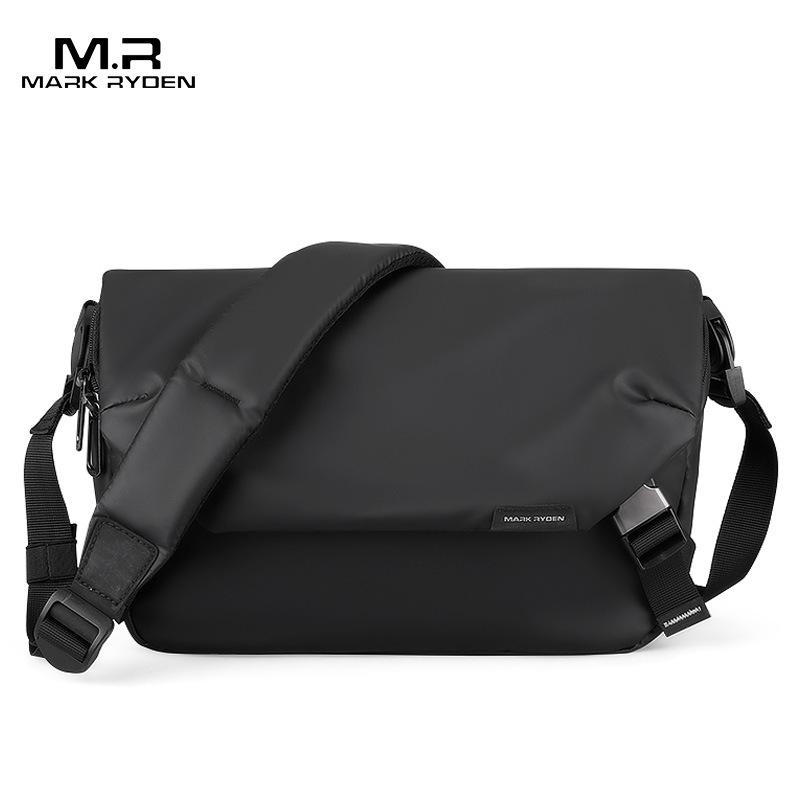 Marco Leiden Umhängetasche: Herren Trendy Wasserabweisende Umhängetasche, Modische Lässige Messenger Tasche für Studenten.
