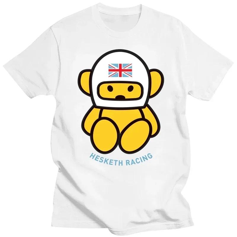 

Hesketh Racing Printed T Shirt Fashion Woemen Casual Short Sleeves Streetwear T-shirt Hip Hop Tees Shirt Summer Men Tshirt 4XL