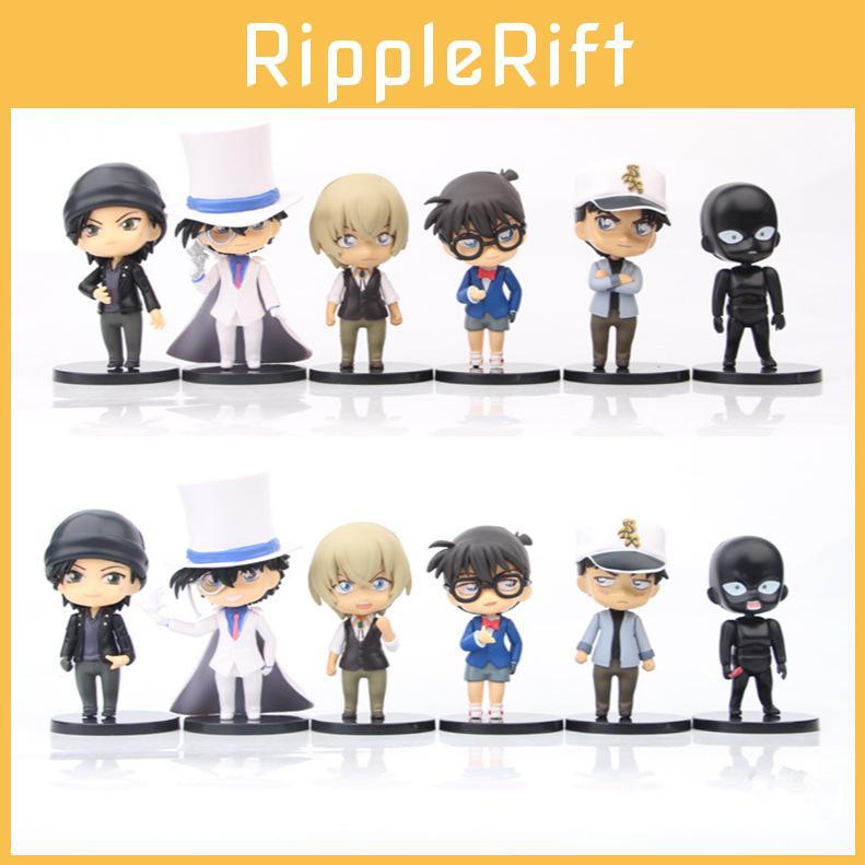 Detective Conan And Kid The Phantom Thief Pvc Modelsset With Assembling Kit For Home Display And Collectors