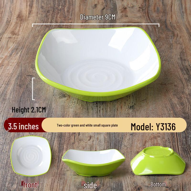 Nordic Style Melamine Snack Plate