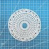 Round Heart Metal Die Cut, DIY Scrapbooking Embossing Stencil, Handmade Greeting Card Making Metal Cutting Dies, Gift Card Making Tools