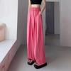 Summer thin pleated lazy casual pants floor mopping pants Yamamoto wide-leg pants women's ice silk fashion